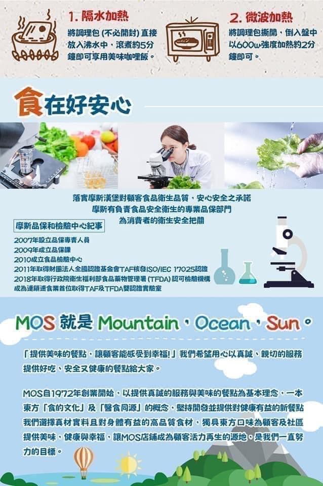 超高回購率《Mos摩斯漢堡》美味咖哩調理包